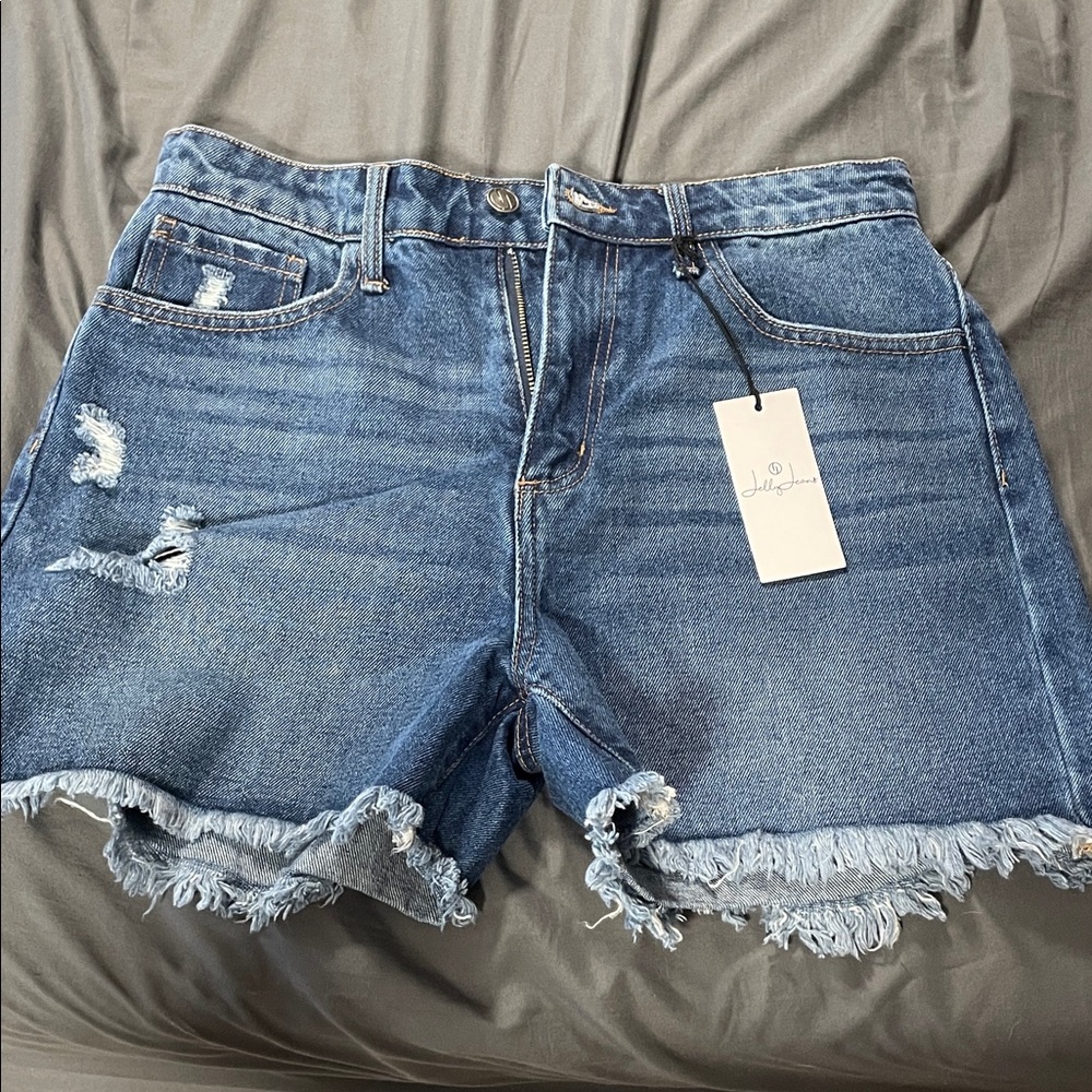 Jelly Jeans Cut Off Blue Jean Shorts Medium